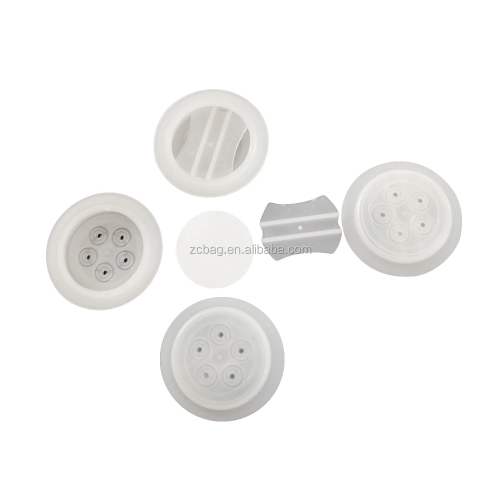 Factory Original Coffee Air One Way Degassing Valve With Filter Film For Grind Powder Food packaging Bag