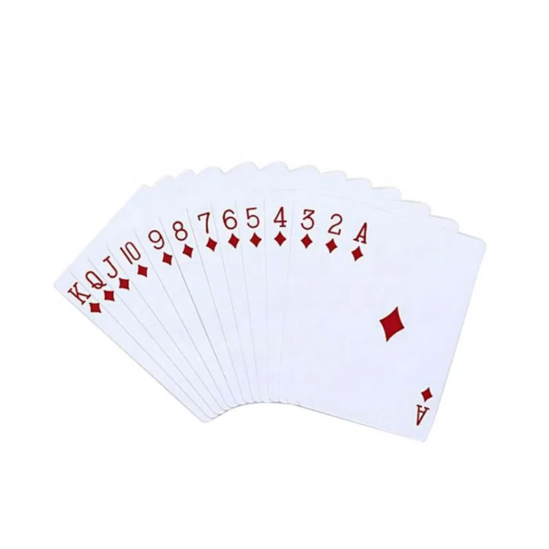 Fashion Design Plastic Playing Cards Waterproof PVC Blank Playing Cards