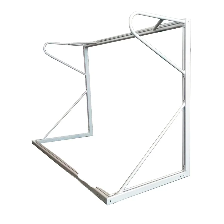 Алюминиевая конструкция, полноразмерные футбольные ворота с 11 отверстиями, стандарт EN748, 24x8 дюймов, портативные