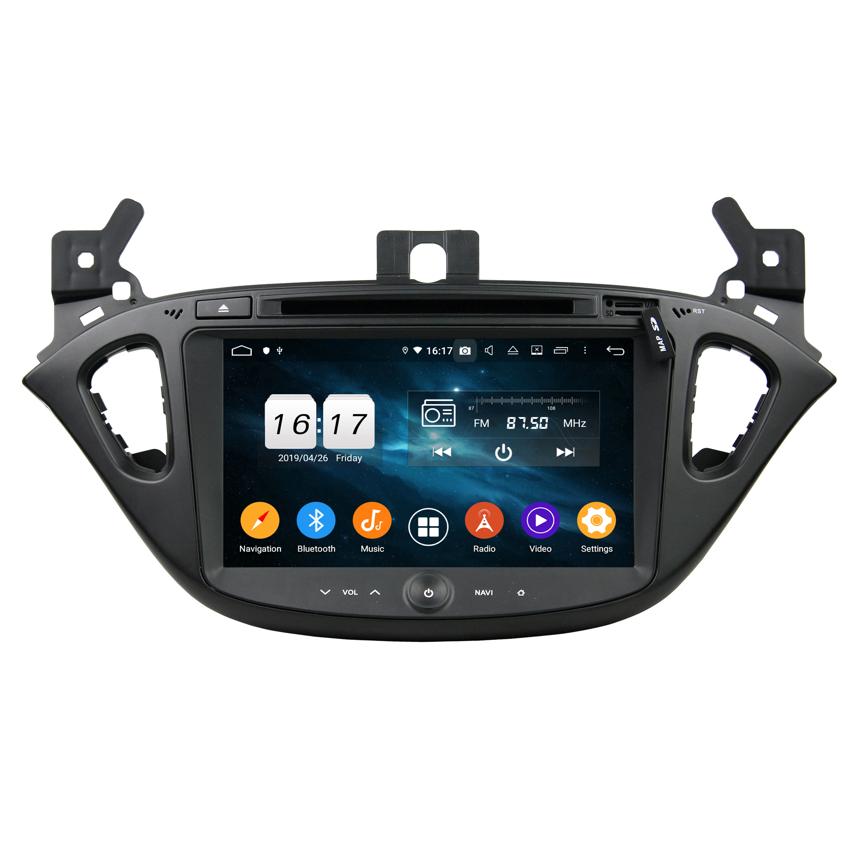 KD-8115 Android радио автомобиль аудио GPS навигация встроенный DSP Автомобильный мультимедийный плеер для Opel CORSA