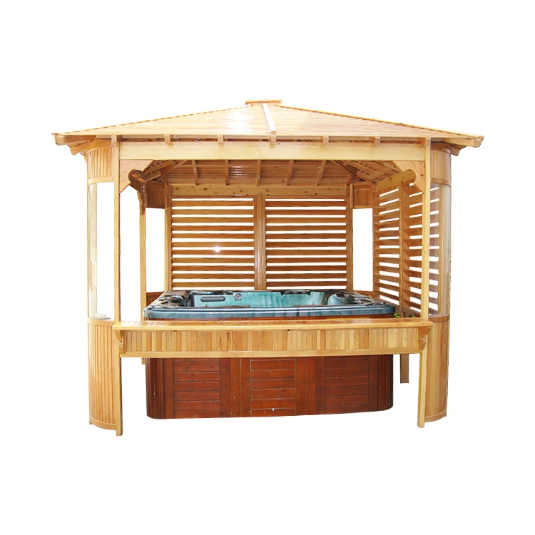 New Design Canopy & Gazebo & Pergola Garden Wooden Gazebo Outdoor Waterproof For Sale Patio Tent With Factory Price
