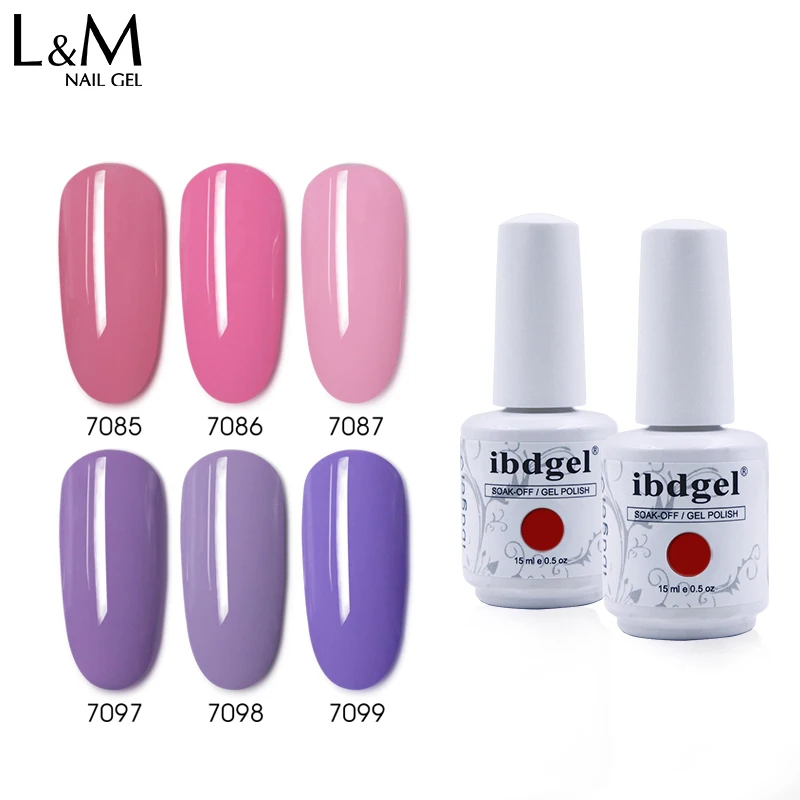 ibdgel private logo D-1series 432 colors gel nailart easy soak off gel polish