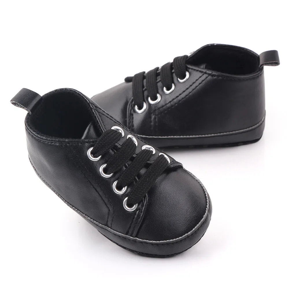 Cool black canvas baby boy shoes cheap shoes
