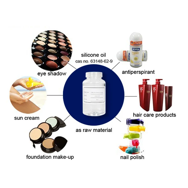 Cosmetics raw material supplier liquid cyclopentasiloxane and dimethicone fluid transparent dimethyl silicone oil cas 63148629