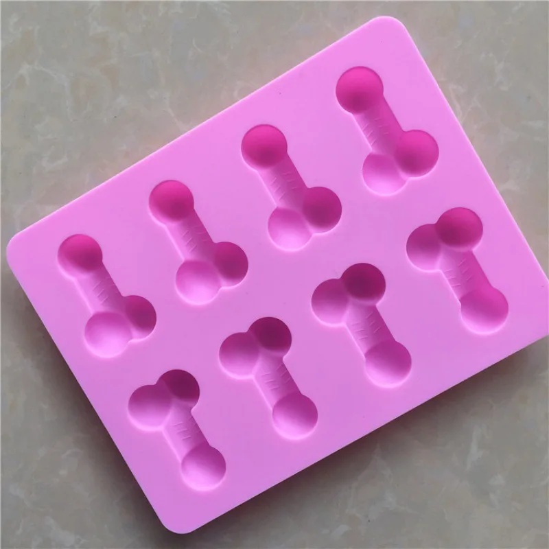 Birthday party supplier penis silicone cake mould silicone molds 8 cavity ice cube molds