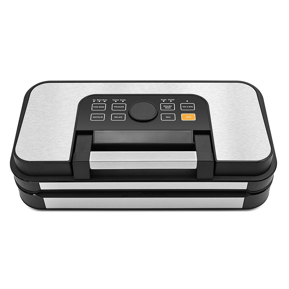 Portable Electronic Vacuum Food Sealer Machine Handheld Continuous Sealing Plastic Built-in Bag Cutter Car Household Electric