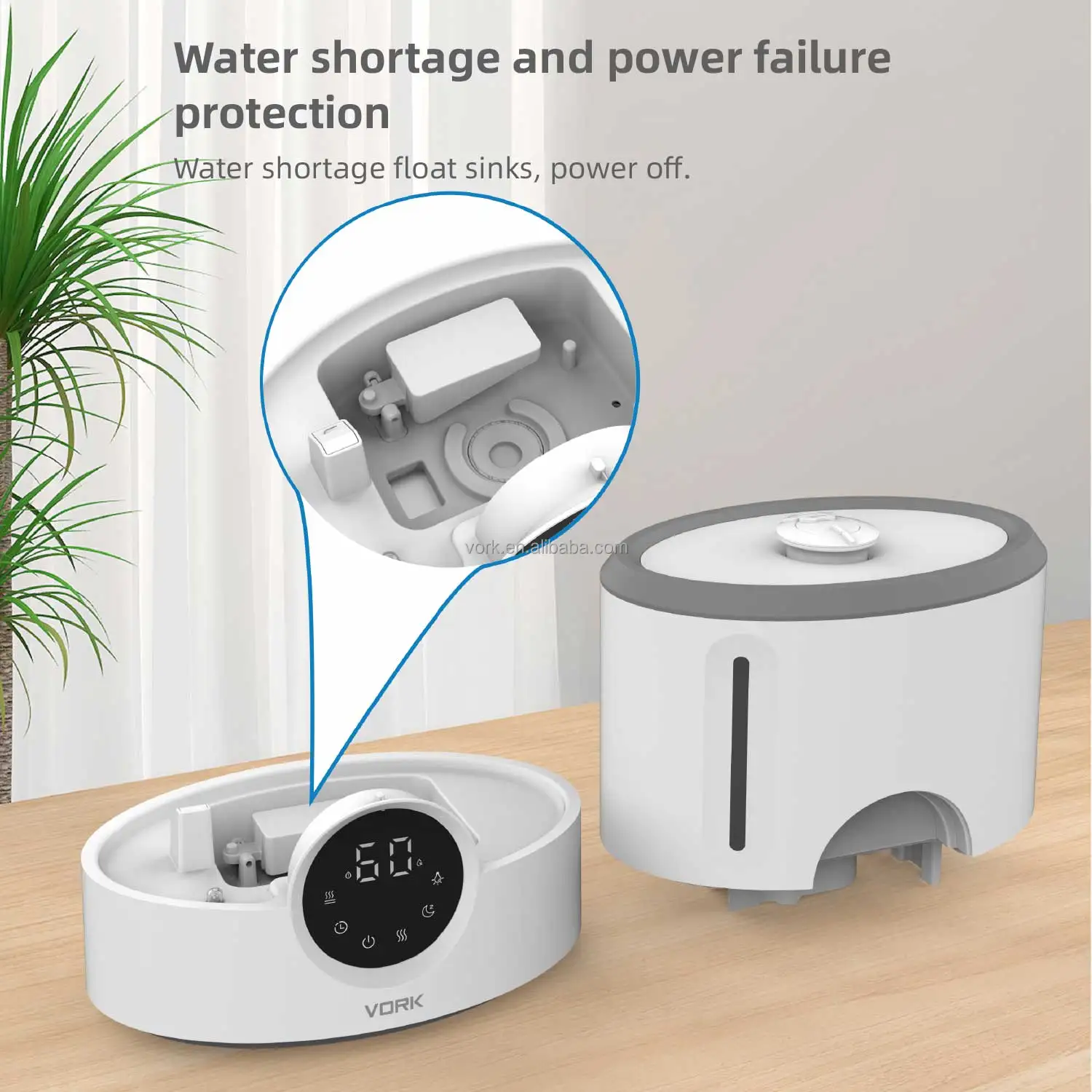 Quality commercial humidifier home cool mist air humidifier for large room automatic custom humidity 7.6L large capacity