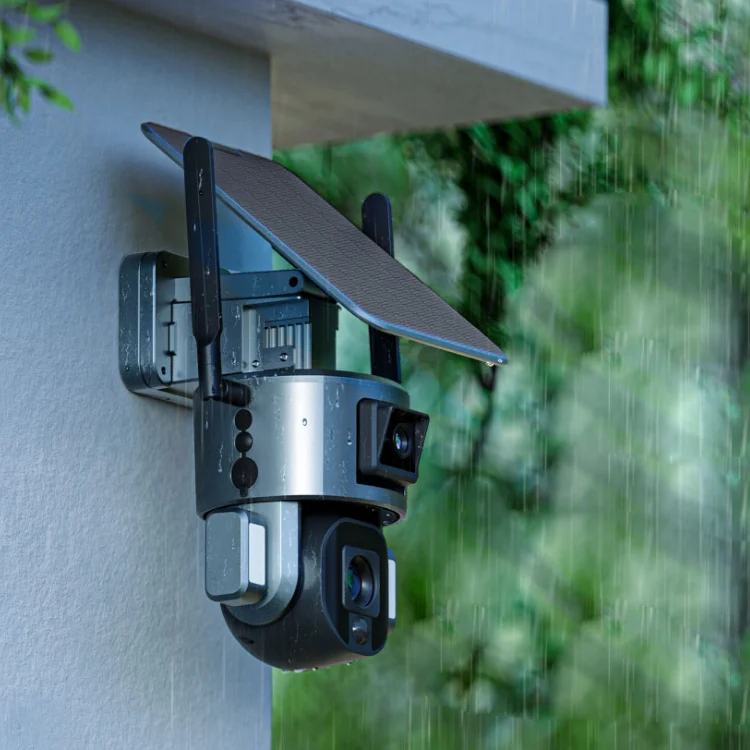 High Quality Long Range Solar Power Panel Security 4G HD CCTV Camera Connected To Mobile Phone Solar Camera