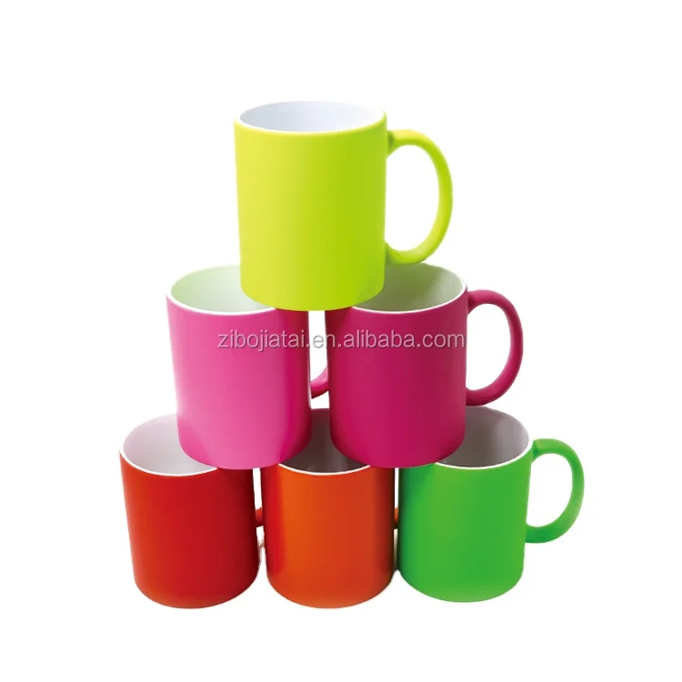 Colorful Matte DIY Logo Sublimation Ceramic Coffee Mug Free Gifts