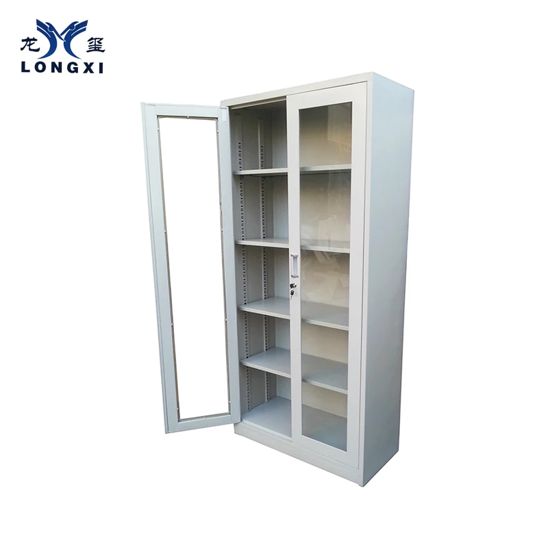 
Customization Accept Oem Excellent Quality Light Grey Steel Lateral 4 Drawer Filing 3 Sections Metal File Cabinets Made In China 