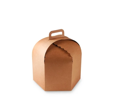 KYW Customized Disposable Kraft Food Packaging Take Away Small Paper Box