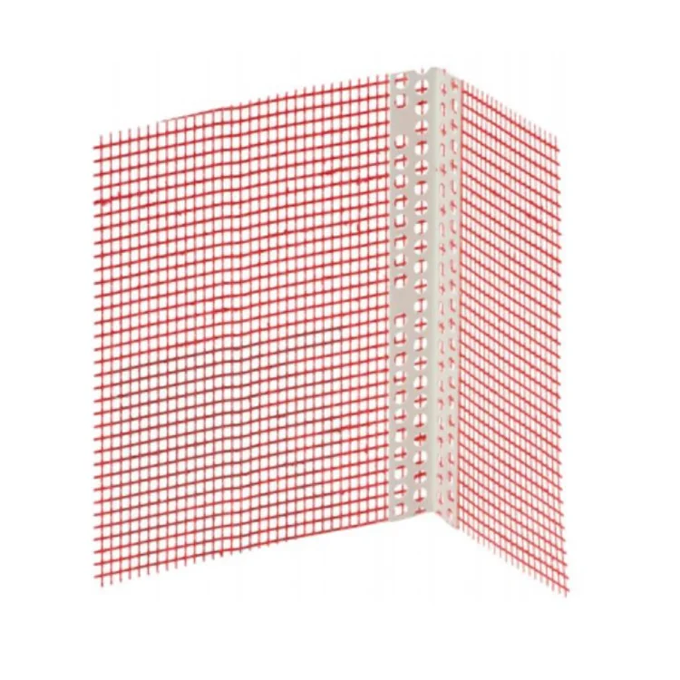 5x5mm Fiber Glass Corner Mesh 10cmx10cm With 2cm Width Corner Bead