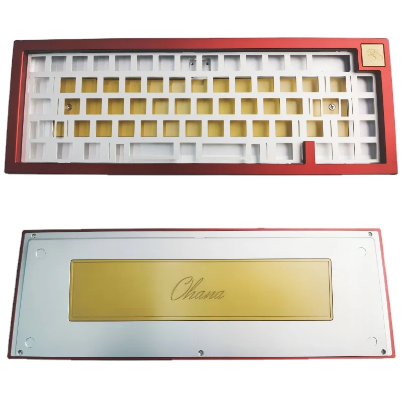 40% discount cnc brass keyboard plate Mechanic keyboard aluminum keyboard