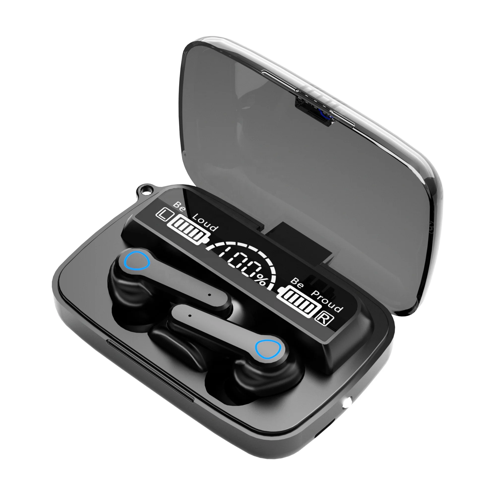 2021 Newest version Wireless Mini TWS BT5.1 Earphone M19 Touch earphone with charging Box