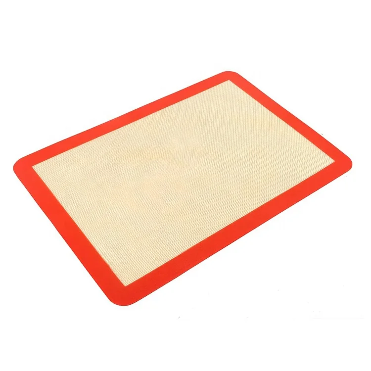Custom Silicon Mat Kitchen Baking Non-stick Pastry Macaron Baking Mat Cookie Sheet Perforated Silicone Baking Mat