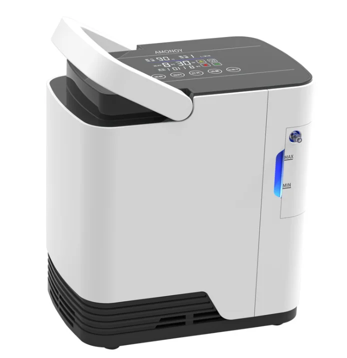 Texas warehouse Hot Selling Portable Low Noise 1-7L Household breathing exercise device Oxygen Concentrator