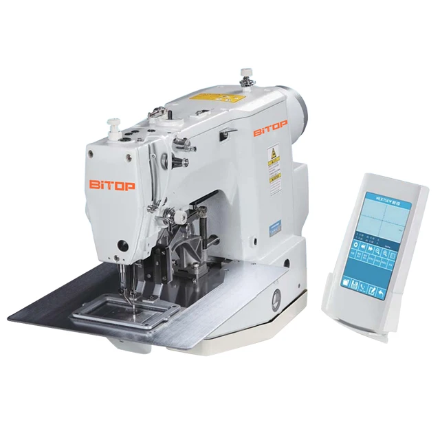 BT-436D  computerized straight button holing machine Single Needle button stitch machine computer button hole machine