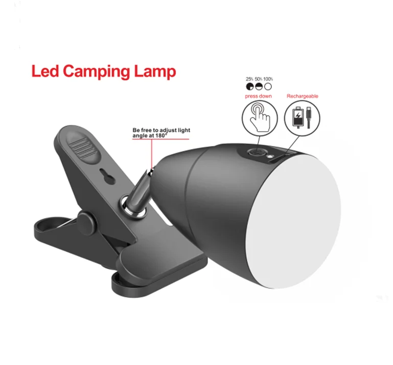 ABS+PC HT-YDB  LED Camping lamp 3.2V 5000mAh 5w