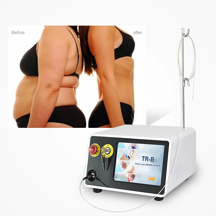 Endo Laser Lift Lipo Device 980 1470nm Diode Laser Firming Face Endolaser Body Shaping Liposuction Machine