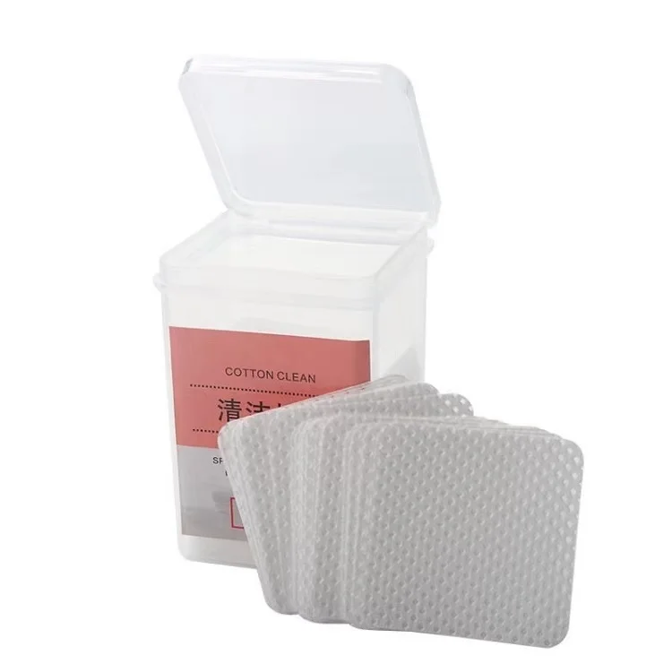 Pink Cleaning Wipes Disposable Makeup Tools Lint Free Paper Cotton Wipes Lash Glue Remover Pads