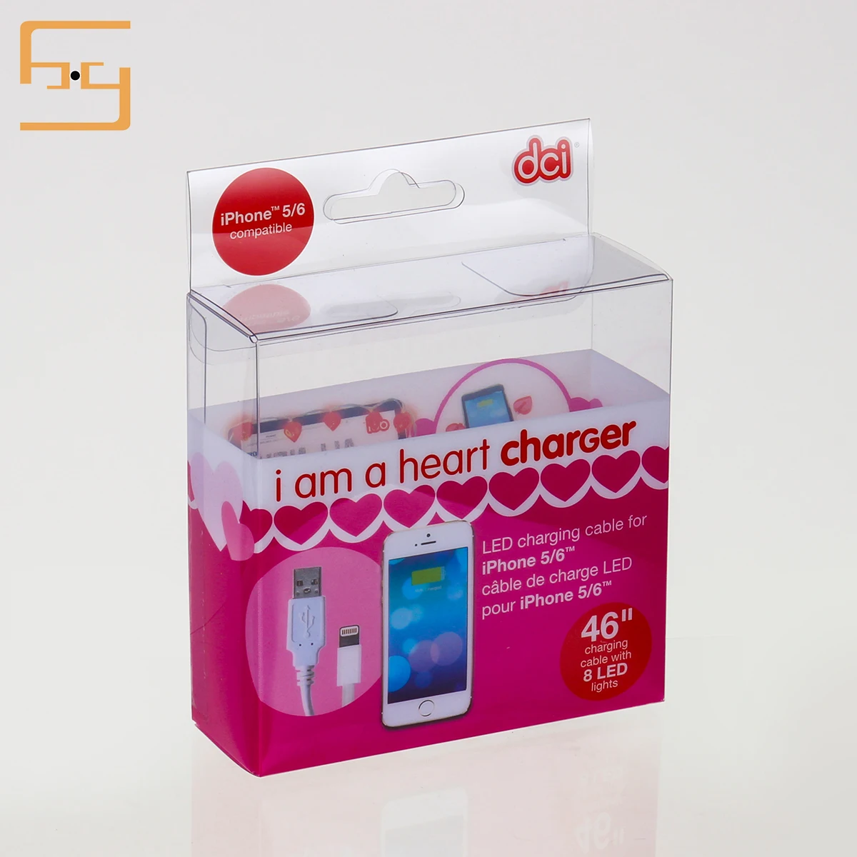 Custom PET  Consumer Electronics Clear Display Packaging Show Box For Electronic Products