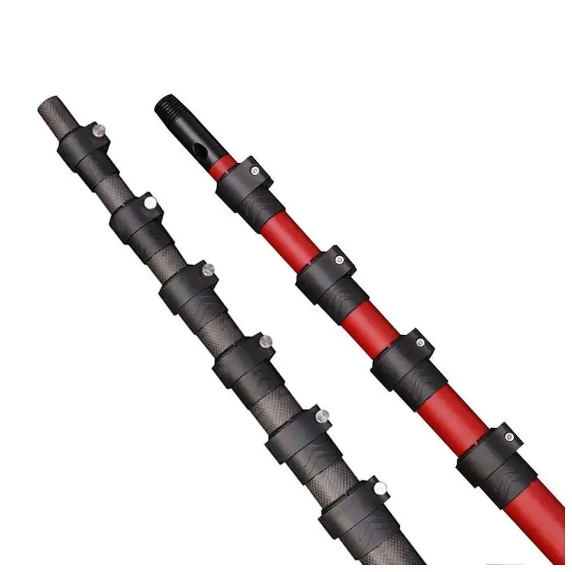 Carbon Fiber Tube Pole Rectangular Wholesale Telescoping Mast Oval Forged Eco Friendly Telescopic Pole Carbon Steel Square Tube