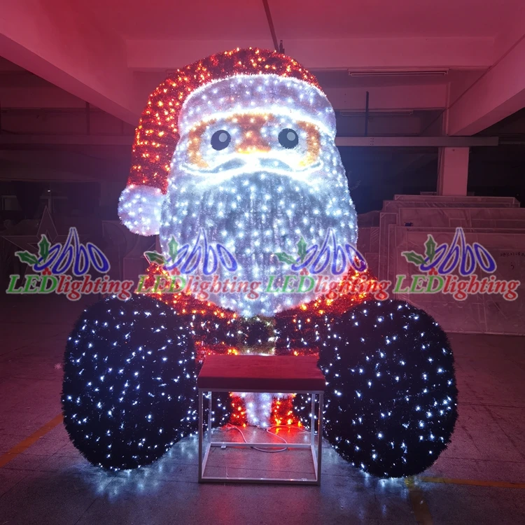 outdoor life size fiberglass christmas santa claus snowman decoration statues