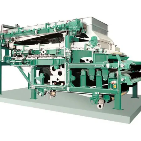 Toncin sludge sweage slurry dewatering mining machine horizontal vacuum belt press filter