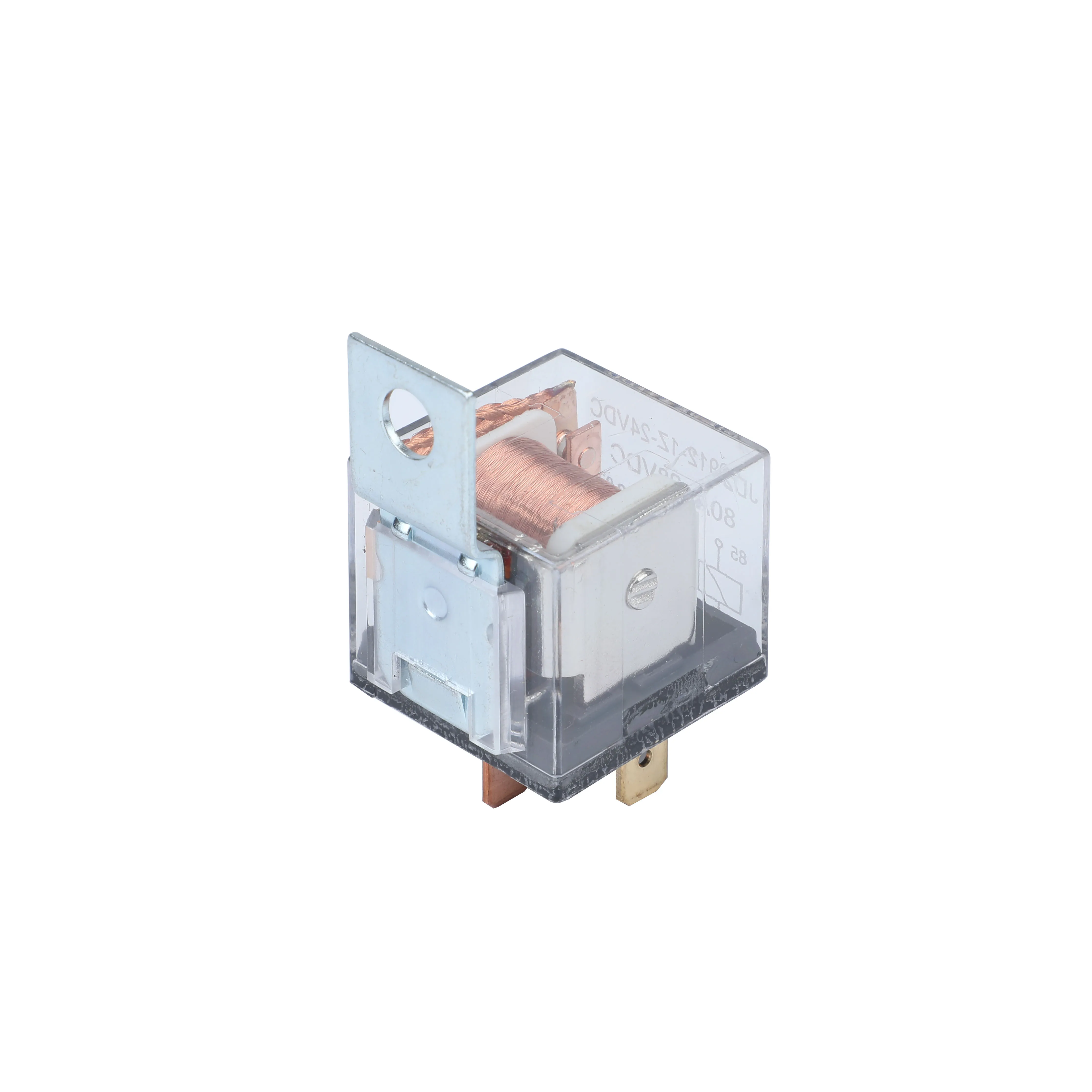 Transparent Relay 12V Relay 5 Pin Relay 12VDC 60A with LED for Car Motorcycles