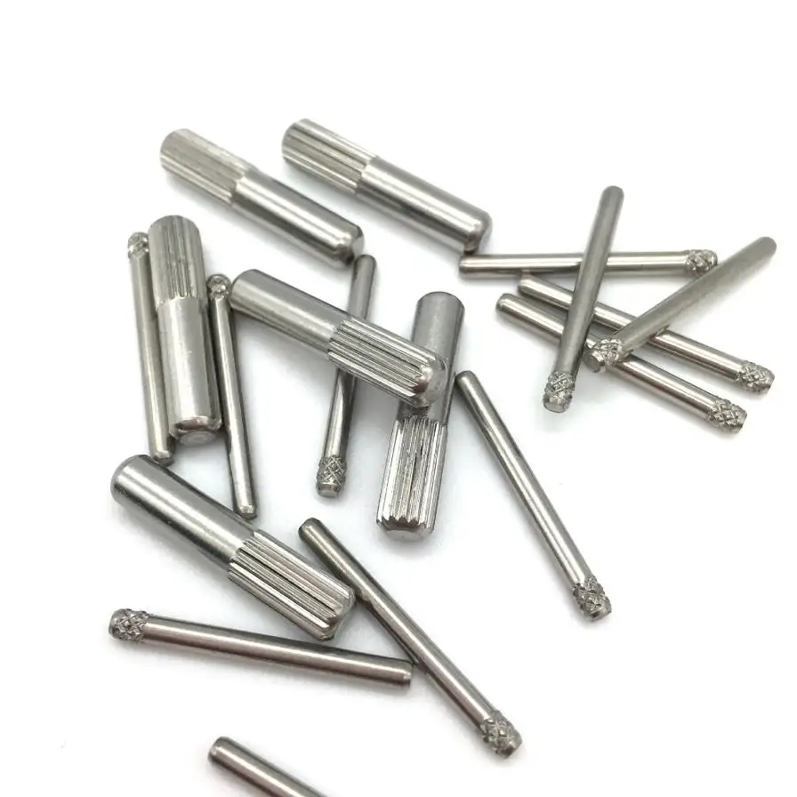 Professional factory OEM processing stainless steel knurled cylindrical pin stainless steel knurled pin