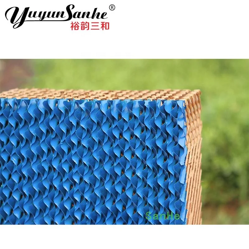 Evaporative Pad Cooling System honey comb cooling pad for Broiler House