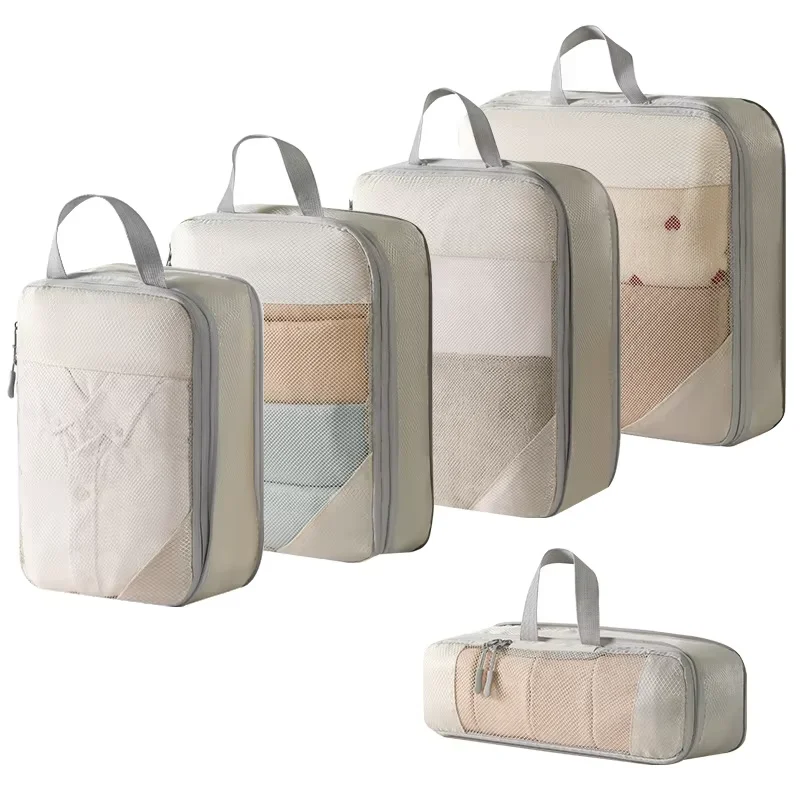 Magic Park 8pcs Travel Bags Compression Water Proof Different Size Luxury Portable duffle Travel Compression Packing Cubes 10