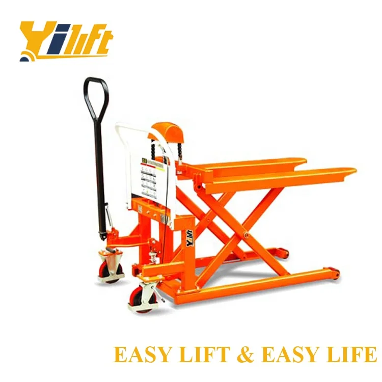 Factory Direct Sales  SL50S Easy Operation Skid Lifter 500kg Manual Scissor Pallet Truck