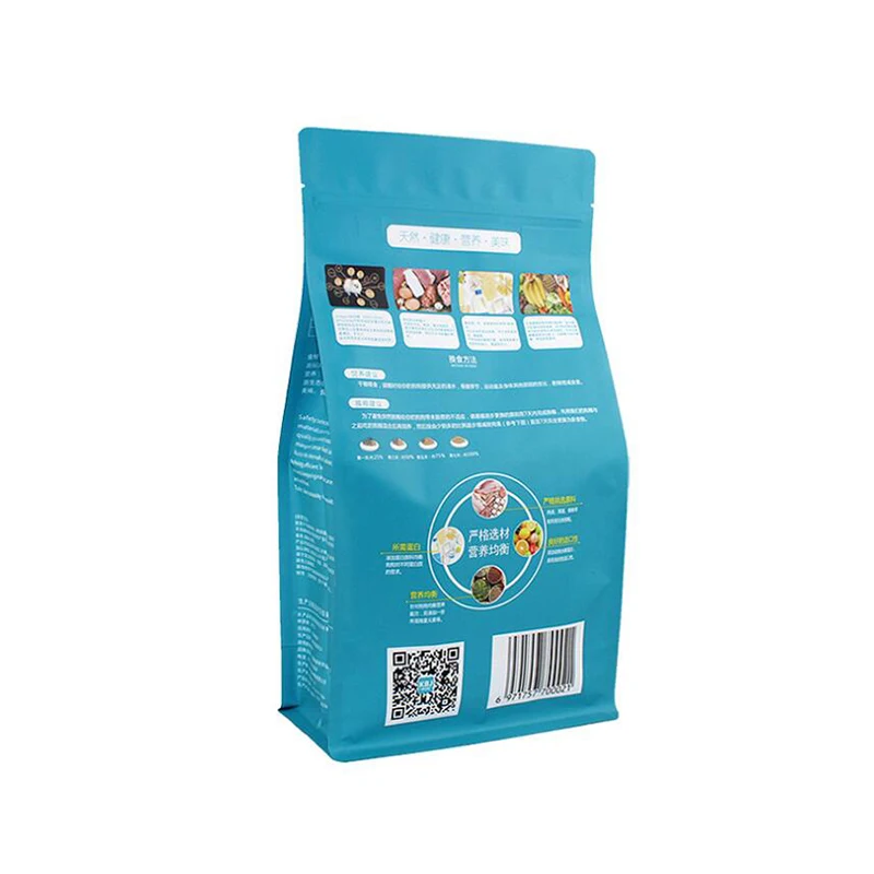 Custom Digital Printed Pet Treat Food Packing Pouch Plastic 5Kg 10Kg 20Kg 30 Lb 50Lb Dry Dog Pet Cat Food Packaging Bag
