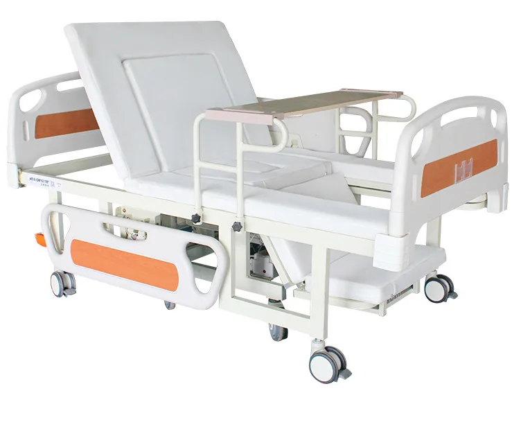Medical Electric Disabled Elderly Hospital Home Care Nursing Medical Bed With Separate Wheelchair