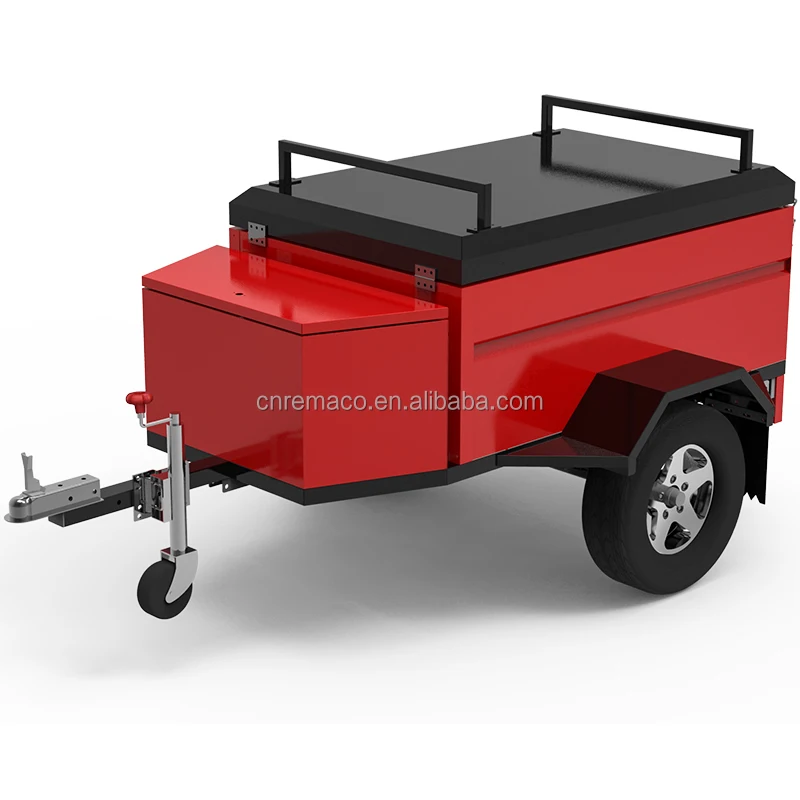 High Quality Australia Standard Off Road Camper Trailer Rv Mini Travel Trailer With Roof Top Tent For Sale