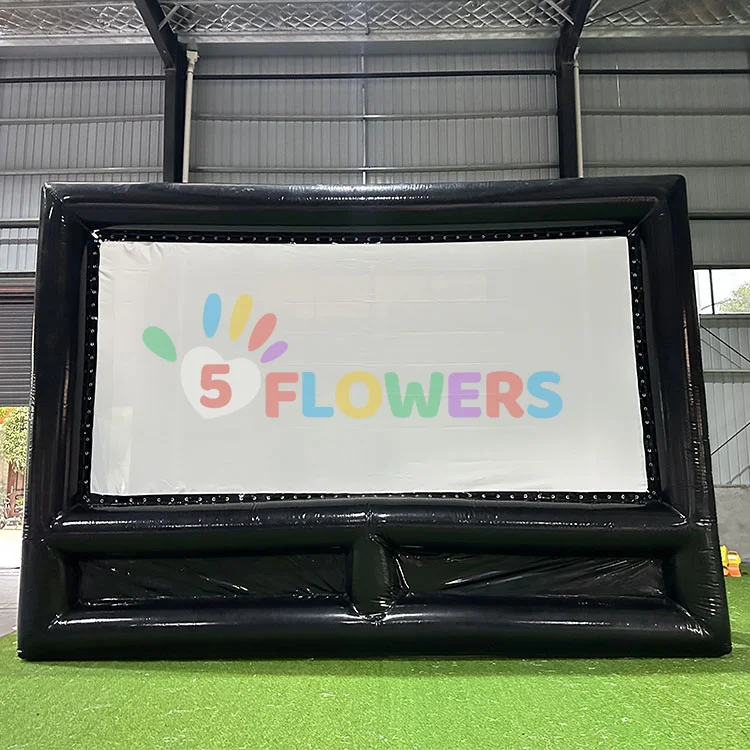 Wholesale cheap inflatable movie screen blow up party cinema equipment theater screen outdoor