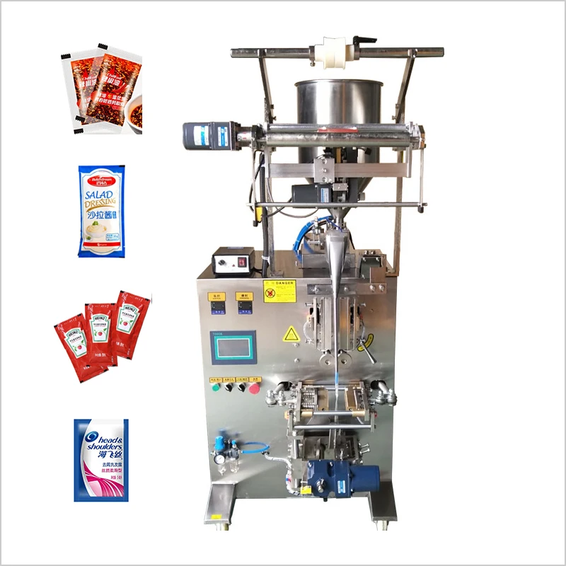 Best-selling quality jam ketchup small packing filling and sealing machine sauce honey liquid filling and sealing machine