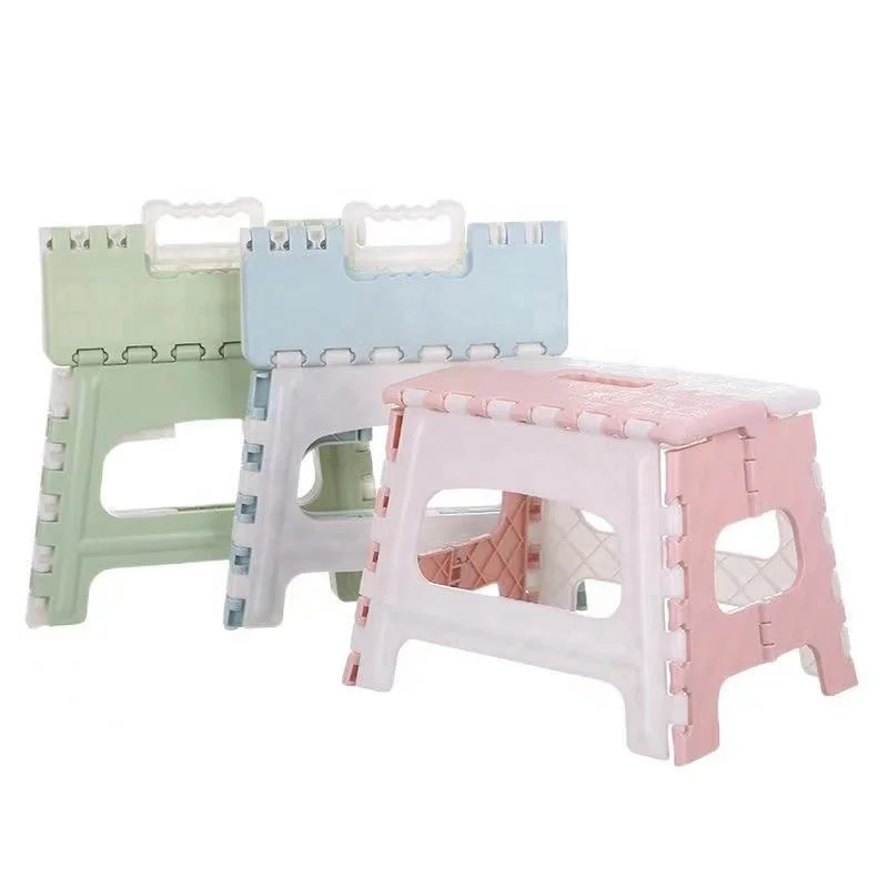 hot selling thicken plastic portable folding stool for kids adult use bathroom living room traveling outside use