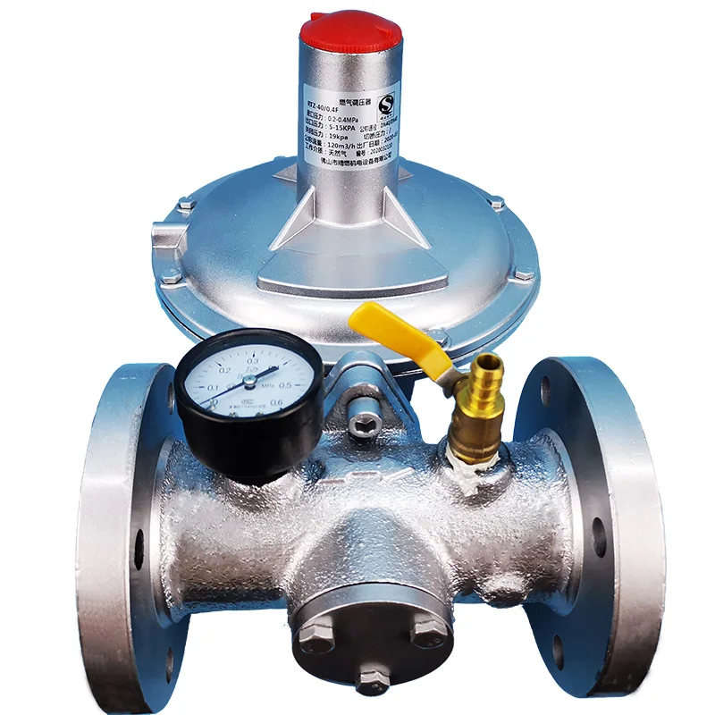 RTZ-F natural gas pressure reducing valve gas regulator industrial pipeline regulator gas pressure reducing valve biogas valve