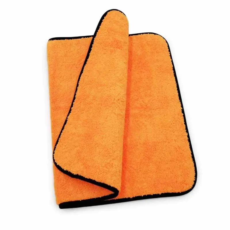 Selections multifunctional orange wrapped towels with microfiber high and low piles towels
