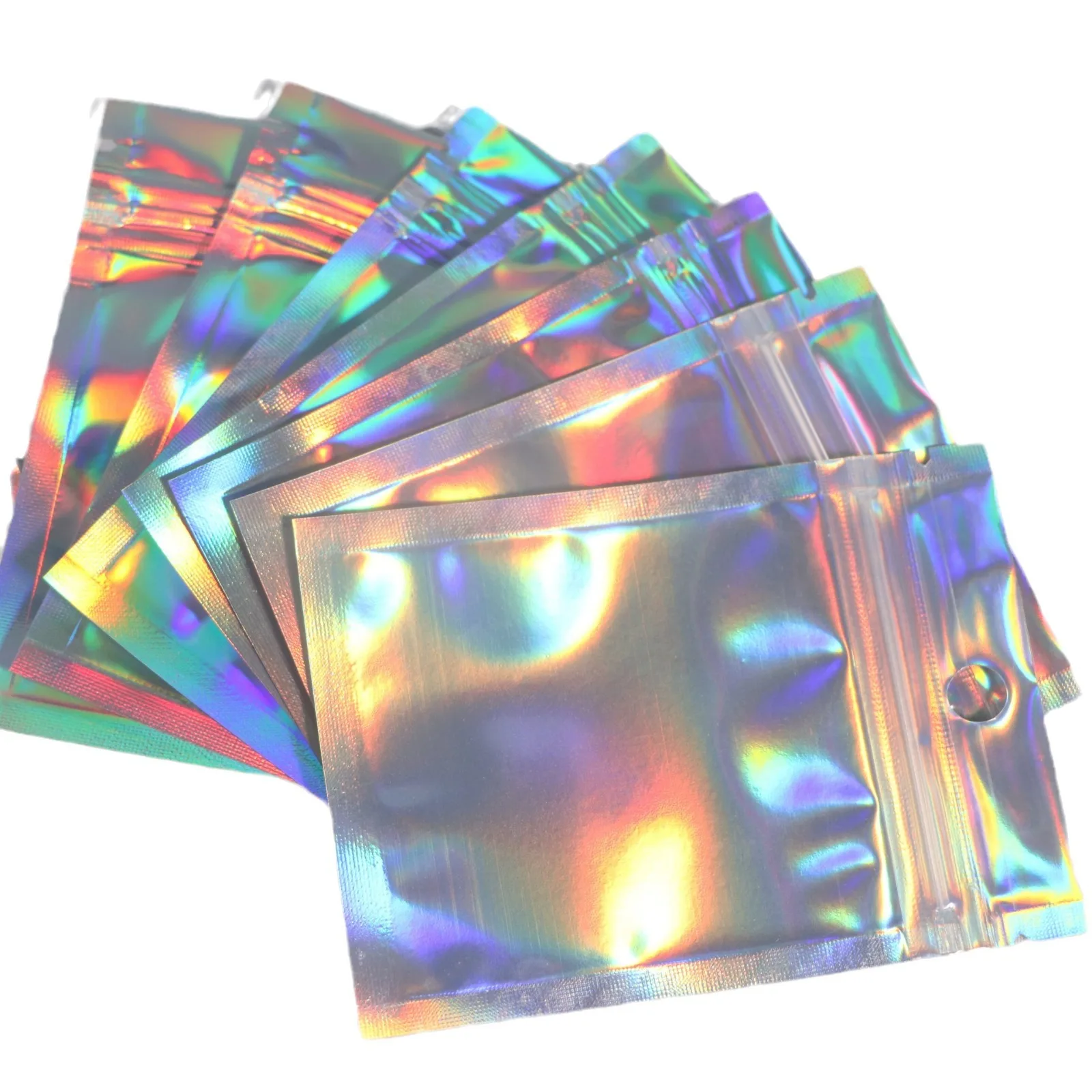 China Supplier Custom Printed Laser Film Superior Zipper Bags Packaging Bags