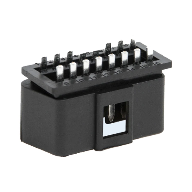 J1962 16pin OBD II OBD 2 OBD2 Male Connector Socket