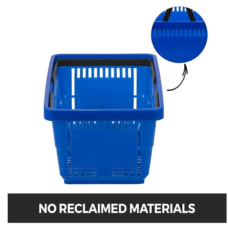 Popular Retail Plastic Hanging Shopping Basket with Handle