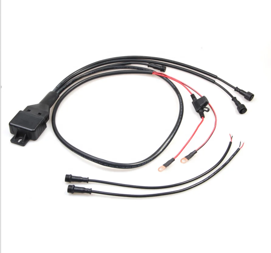 
high quality custom assembly electrical car automotive light motorcycle relay auto wiring harness 