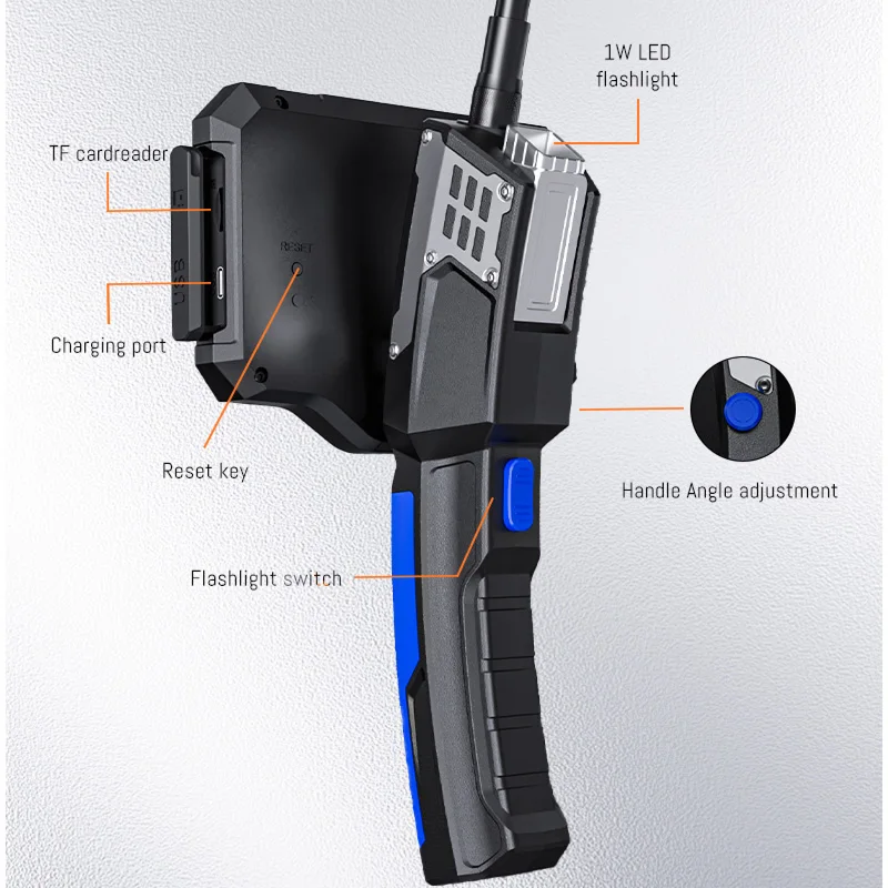 Good Quality Outdoor Industrial HD Borescope Type-c Camera Endoscope Handheld Waterproof Snake Sewer