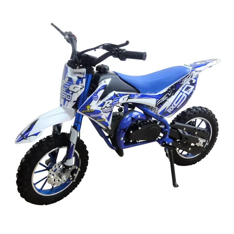 Заводская поставка 49cc 2-тактный мини-велосипед для детей двухколесный мотоцикл с газовым управлением