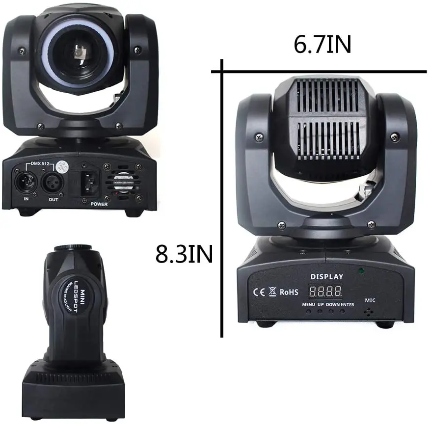 Factory Direct  30w  Spot LED MOVING Head LIGHT 7 Colors Disco Lights Ball  Sonos Move Beam DJ Stage Lights