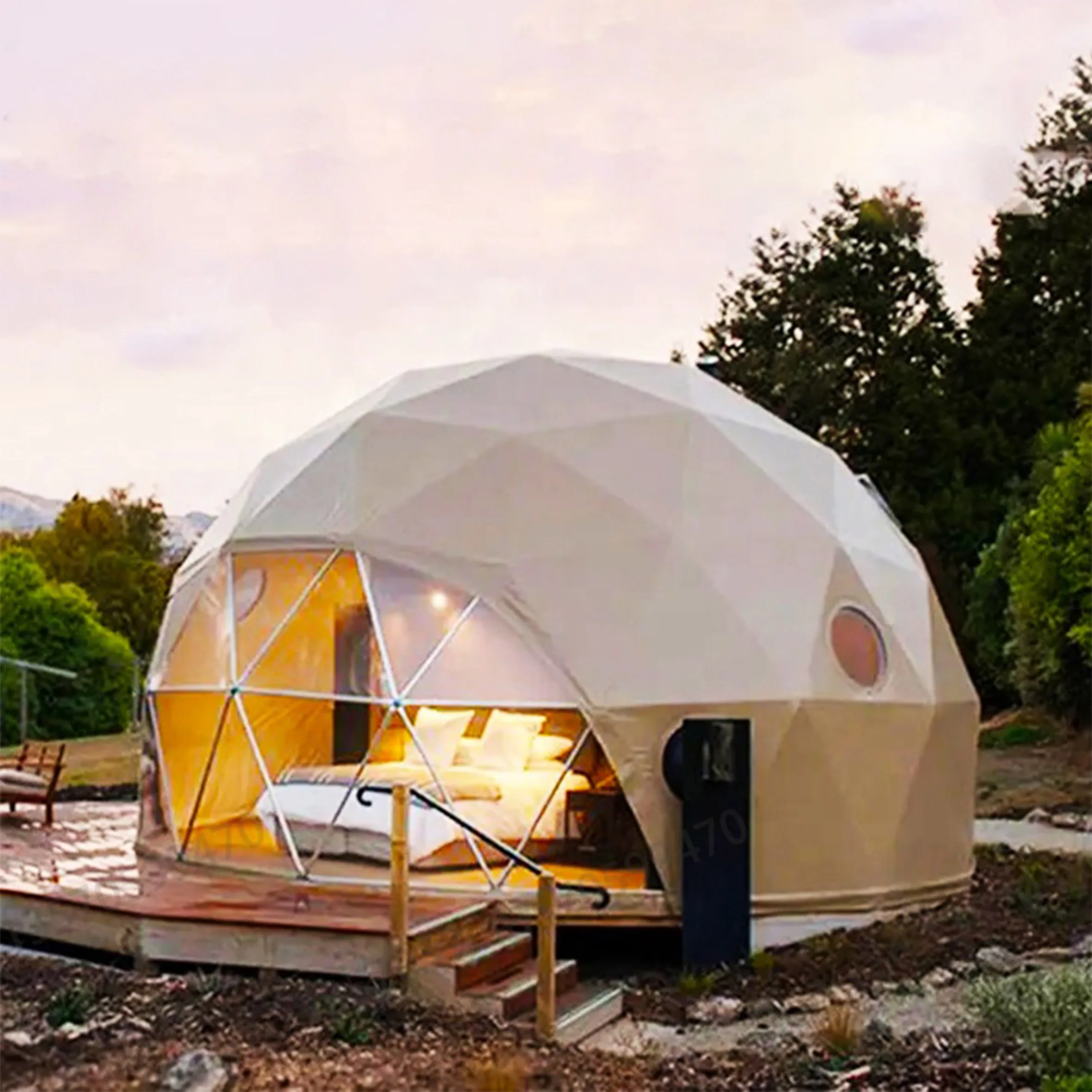 Quick and Easy Assembly High Quality Transparent Dome Tent for,All Weather Use Quality Assurance/