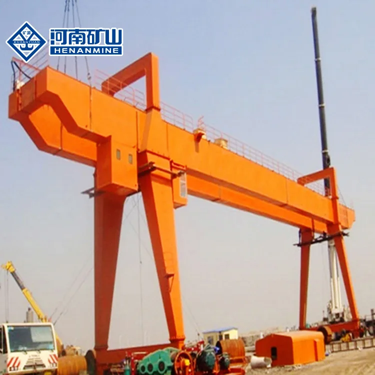 25T Span 30M Rail Double Beam Gantry Crane Scrap Metal Factory Cab Control
